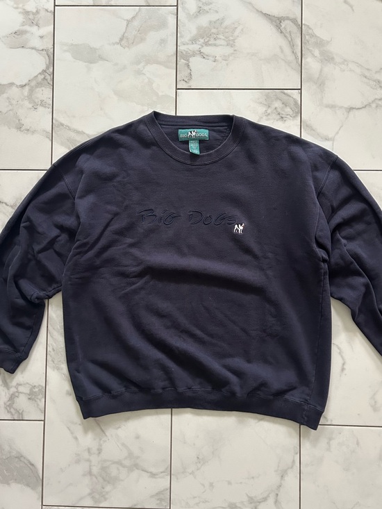 Big Dogs Other - Vintage 90’s Big Dogs Dark Navy Embroidered Crewneck Sweatshirt
